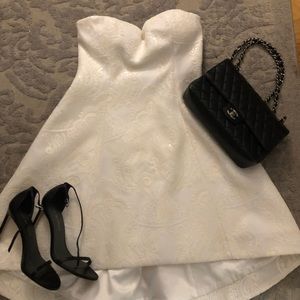White cocktail dress